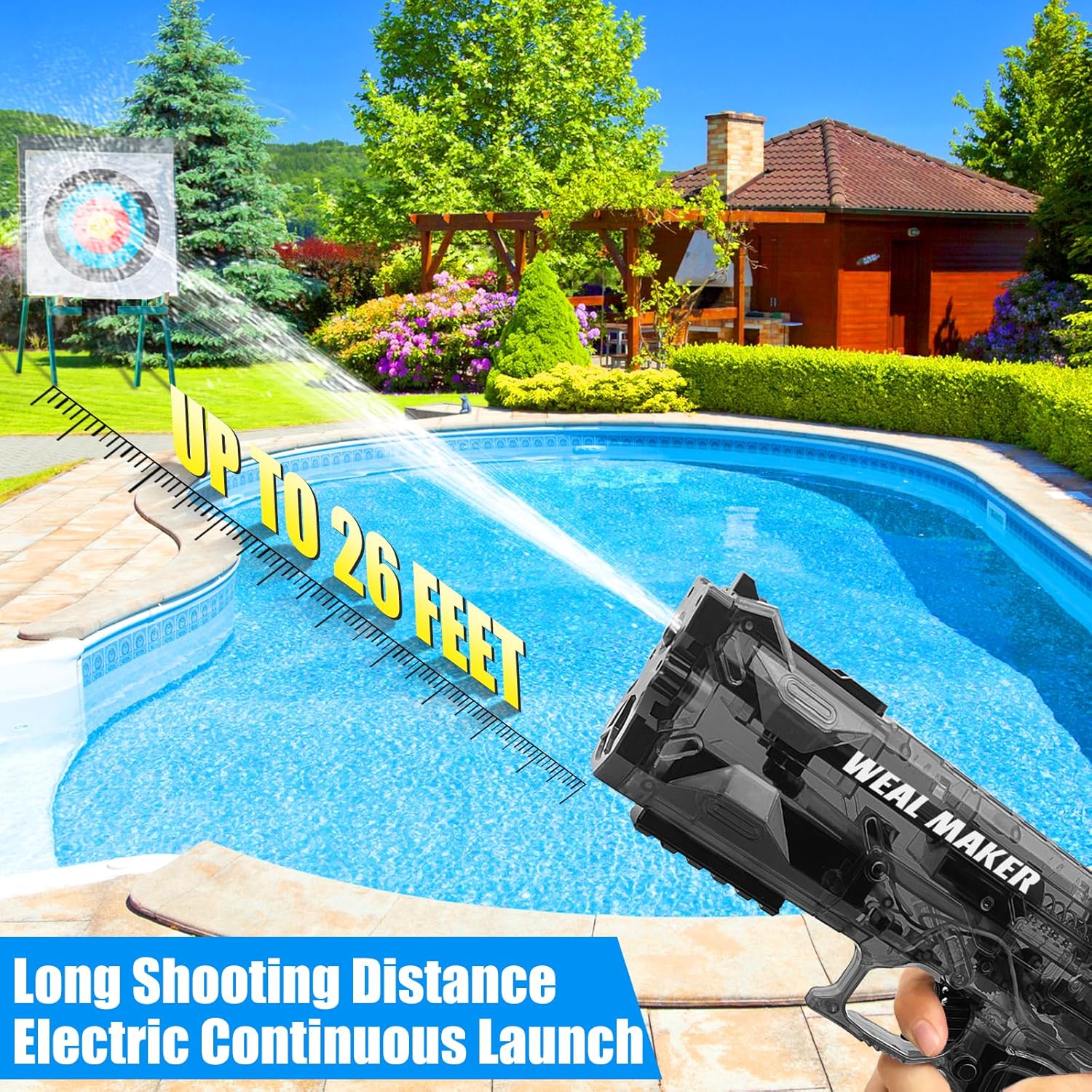 Electric Water Gun Toy Strong Power and Large Water Output - Aura Products