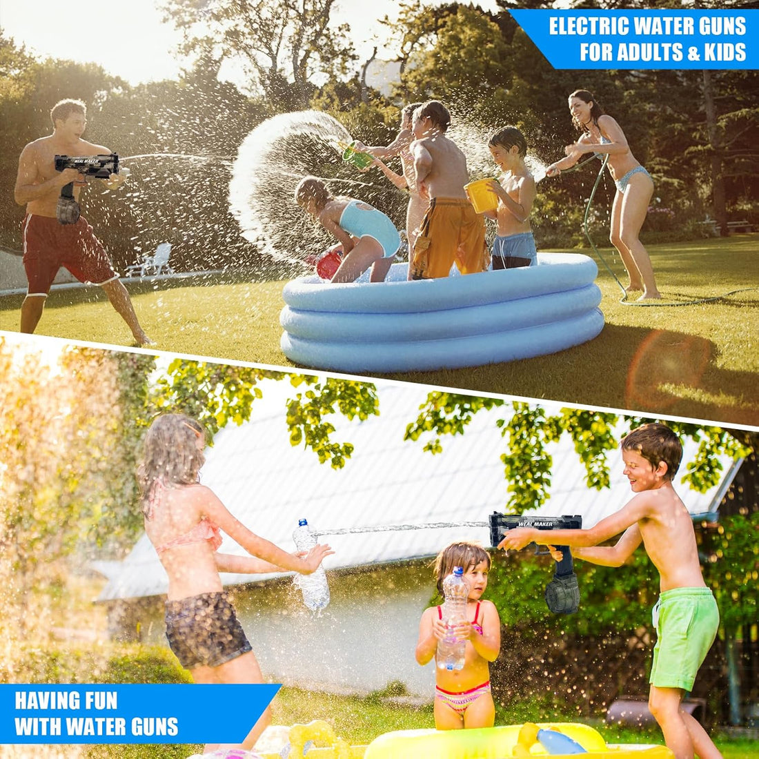 Electric Water Gun Toy Strong Power and Large Water Output - Aura Products