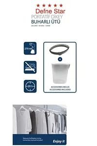 Portable IRON STEAMER For Traveling - Aura Products